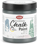 Viva Decor Chalk Paint (Shadow Grey) 8.45oz - Featuring a Chalky & Matte Finish, this paint is perfect for crafting Shabby Chic & Vintage looks on wood furniture and decor pieces