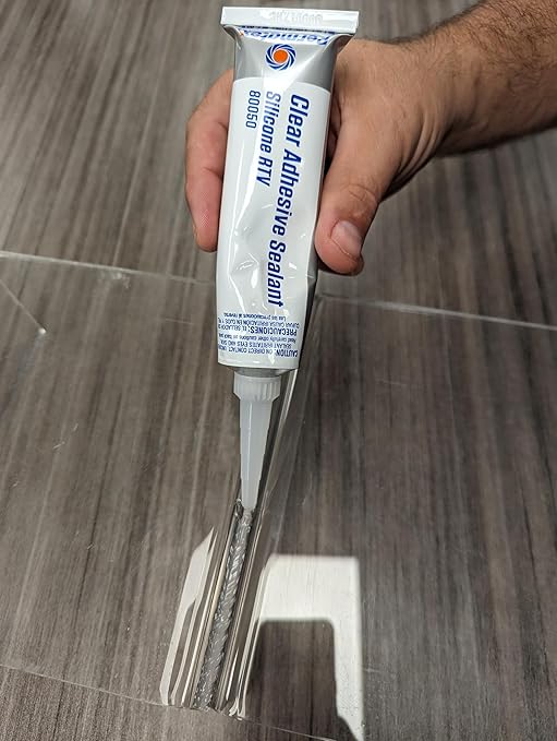 Permatex 80050 Clear RTV Silicone Adhesive Sealant, 3 oz (Pack of 2)