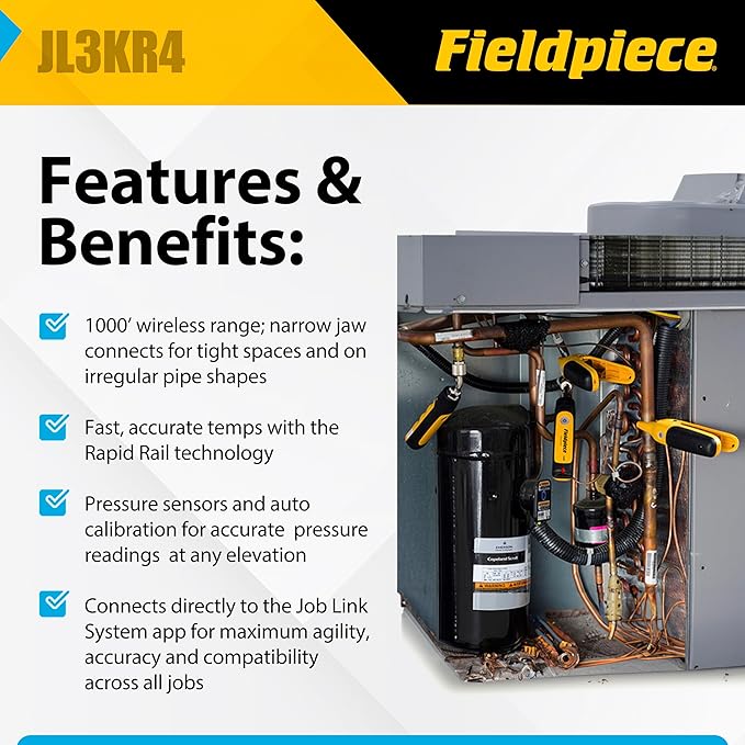 Fieldpiece JL3KR4 HVACR Charge Kit