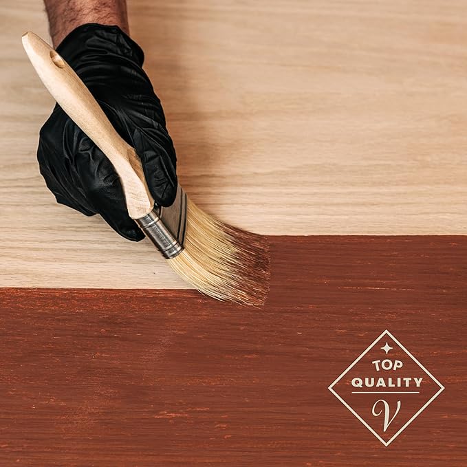 Varathane Premium Fast Dry Wood Stain | 1 Hour Dry Time | 1 Coat Color | Interior Wood Stain | Furniture, Cabinets, Doors, Trim | Quart | Light Walnut
