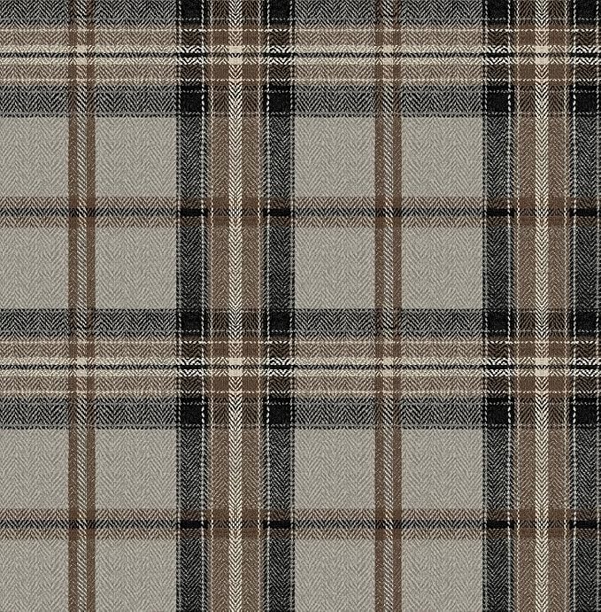 NextWall Harry & Grace Herringbone Plaid Premium Matte Non-Woven Peel and Stick Wallpaper (Cliffside)