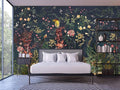 Cliouar-Idyllic Flower Girl Room Wallpaper Mural Bedroom Living Room Decor 158" x 110"(Not Peel and Stick)