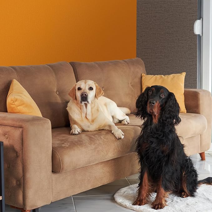WADILE Grasscloth Peel and Stick Wallpaper 23.6in x 118in, Textured Contact Paper for Cabinets, Faux Linen Wall Paper Pull and Stick, Fabric Vinyl Wallpaper Self Adhesive Orange | Textured contact paper, Faux linen, Vinyl material, Cabinets, Self adhesive