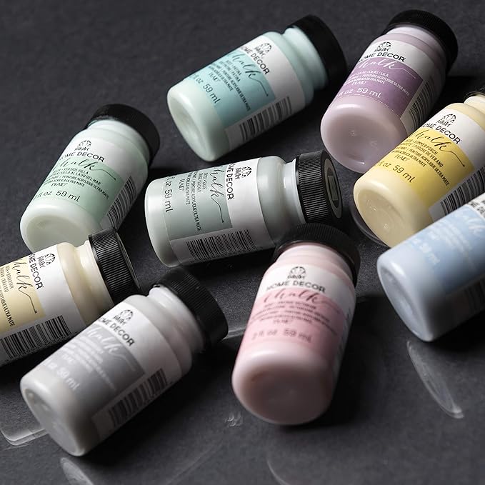FolkArt FA HD Acrylic CHALK 9PC SET 2 OZ, Top Pastels