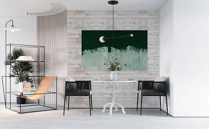 Heroad Contact Paper Peel and Stick Wallpaper Wood Grain Contact Paper for Cabinets Countertop Waterproof Removable Wallpaper Self Adhesive Decorative Shiplap Papel Tapiz para Pared 23.6''x393''