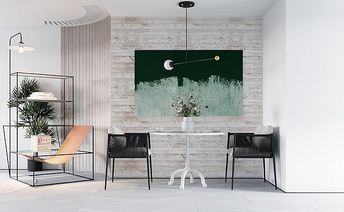 Heroad Contact Paper Peel and Stick Wallpaper Wood Grain Contact Paper for Cabinets Countertop Waterproof Removable Wallpaper Self Adhesive Decorative Shiplap Papel Tapiz para Pared 17.7''x78.7''
