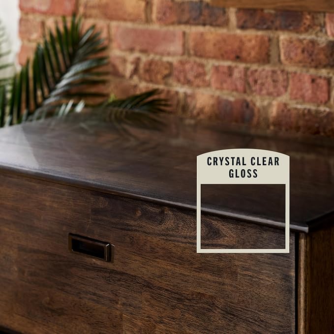 Varathane Water-Based Crystal-Clear Ultimate Polyurethane | Interior Wood Protection | Fast Dry Time | Easy Clean Up | Gloss | Half Pint | 4 Pack