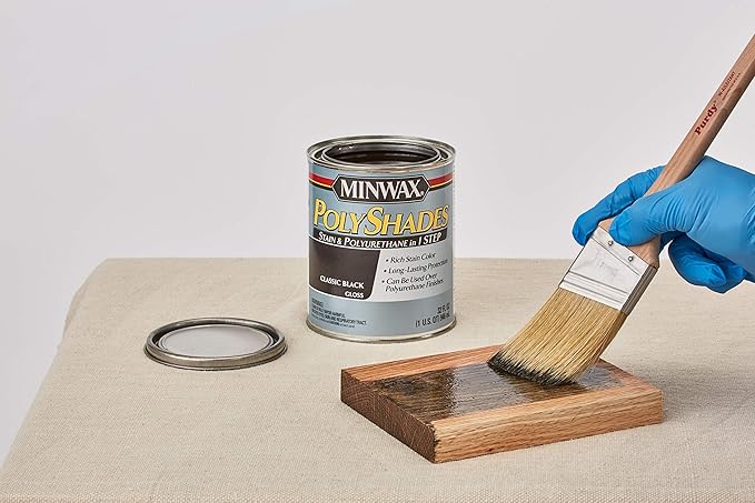 Minwax PolyShades Wood Stain + Polyurethane Finish – Quart, Espresso, Gloss (Pack of 2)