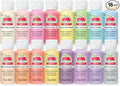 Apple Barrel, Acrylic Paint Set, 16 pc - 2 oz Bottles, Pastel Perfection, Perfect for DIY Arts and Crafts Projects