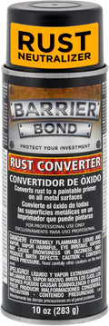 Custom Shop Barrier Bond - Rust Converter, 10-Ounce Spray Rust Remover for Metal - for Auto, Industrial, Home Metal Treatment & Protection