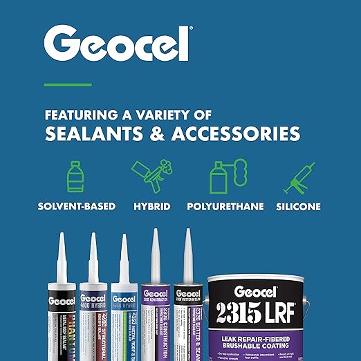 GEOCEL GC55103 4500 Roof Bonding Sealant, 10 Ounce Cartridge, Black