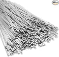 LEIFIDE 500 Pcs Metal Zip Ties 304 Stainless Steel Zip Ties Heavy Duty Self Locking 220 Pound Tensile Strength Cable Suitable for Exhaust Wrapping Fence Outdoor Workshop Canopy(19.7 Inch)
