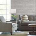 York Wallcoverings PSW1280RL Grey Cattail Weave Peel and Stick Wallpaper