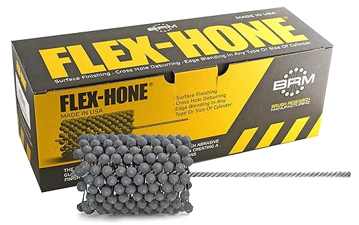 Brush Research GBD41424 FLEX-HONE®, 4-1/4" (108mm) Diameter, 240 Grit, Silicon Carbide, For Mild Steel, Stainless Steel Cast Iron and Softer Ferrous Materials