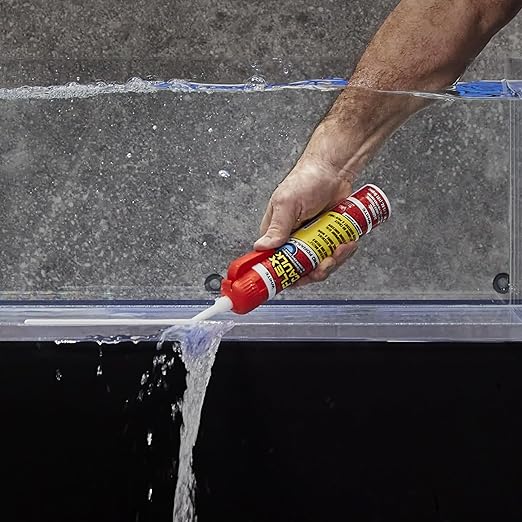 Flex Caulk, Waterproof & Weatherproof Hybrid Polymer Sealant, Strong, Paintable, Indoor, Outdoor, Bath, Shower, Sink, Window, Baseboards, Door, RV, Roof, Wood, Auto & Marine, Clear, 3 oz, 1-Pack