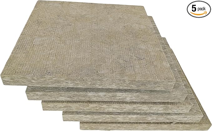 5 pk 24"x24"x2" Mineral Wool Board, Replaces RockWool and Thermafiber