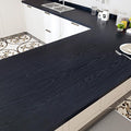 WESTICK Wood Contact Paper for Countertops Desk Navy Peel and Stick Wood Wallpaper Self Adhesive Contact Paper Wooden Vinyl Wrap for Table Cabinets Walls Camper Dark Wooden Wallpaper 15.8" x 78"