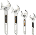 GEARWRENCH 4 Piece 6", 8", 10", 12" Chrome Adjustable Wrench Set | 89755