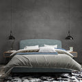 3yecao 48"×79" Extra Wide Thick Dark Grey Black Concrete Wallpaper Peel and Stick Industrial Darker Grey Concrete Cement Contact Paper for Office Desk Countertops Gray Matte Textured Stickers