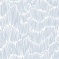 Theper Blue Modern Striped Wallpaper Peel and Stick Wallpaper Boho 17.3"×787" Simple Removable Self Adhesive Wall Paper for Bedroom Waterproof White and Blue Contact Paper Vinyl