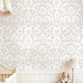 YXTII 17.3" × 393.7" Pink Peel and Stick Wallpaper, Floral Wallpaper for Bedroom Bathroom Self Adhesive Removable
