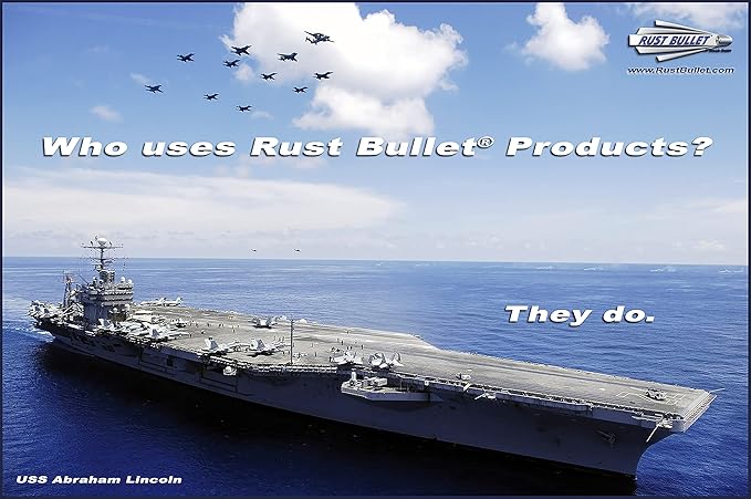 RUST BULLET Industrial - Metallic Gray - 5 Gallon - Low VOC - Rust Preventative Coating for Industrial, Marine, Home & Farm Projects, UV Resistant, Durable Finish
