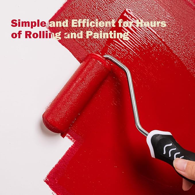 Mister Rui Paint Roller Tray 4 Inch, 21 Pack, Thickened Paint Tray with 20 Liners, Disposable Tray Liner, Plastic Trays for Painting