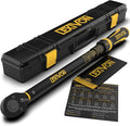 LEXIVON Torque Wrench, 1/2-Inch Drive, Dual Scale 30-210 FT-LB (40.7-284.7 N·m), Premium Rubber-Grip Handle, Deluxe Hybrid Case (LX-TW12)