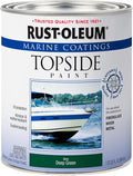 Rust-Oleum 207007 Marine Coatings Topside Paint, Quart, Deep Green