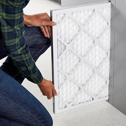 Amazon Basics 20x30x1 Air Filter 6-Pack, MERV 11 AC Furnace Filters, Removes Dust, Pet, Allergy Control, Electrostatic, Removes Lint and Pollen (Actual Size: 19.75" x 29.75" x 0.75")