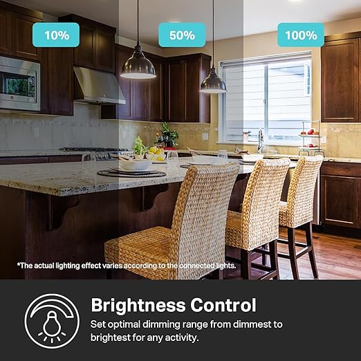 Kasa Smart Kasa Matter Smart Dimmer Switch: Voice Control w/Siri, Alexa & Google Assistant,UL Certified, Timer & Schedule, Easy Guided Install,Neutral Wire Required, Single Pole, 2.4GHz Wi-Fi, 3-Pack