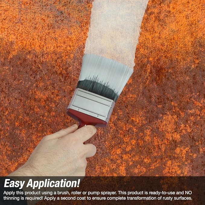 FDC Rust Converter Ultra, Highly Effective Professional Grade Rust Repair Spray (1 Gallon)
