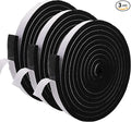 Jucoan 49 Feet Weather Stripping Foam Insulation Tape, 1 Inch Wide x 1/2 Inch Thick Self Adhesive Foam Seal Tape, High Density Door Seal Strip Window