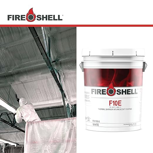 FIRESHELL F10E INTUMESCENT Coating - White 5-Gallon