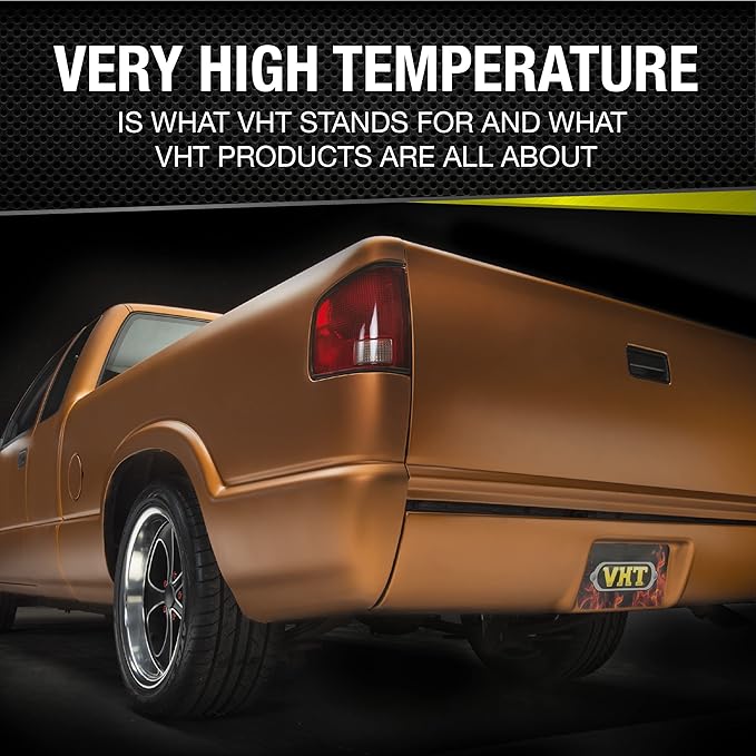 VHT SP652-6PK All-Weather Epoxy Paint – Satin Black Spray Paint – 11 oz Aerosol Can, 6-Pack