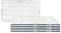 Amazon Basics 14x25x1 Air Filter, MERV 11 AC Furnace Filters, Allergy Control, Removes Dust and Lint, Electrostatic, 6-Pack (Actual Size: 13.75" x 24.75" x 0.75")