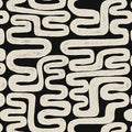 Black and Cream White Peel and Stick Wallpaper Modern Geometric Self-Adhesive Removable Contact Paper Thicken Waterproof Easy to Clean Decorative Wall Paper for Bedroom Bathroom 17.3in x 197in