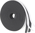Storystore Weather Stripping Door Seal Strip, 1/2In x 1/2In x 26FT Self Adhesive Foam Tape for Door Window Insulation Soundproofing Weatherstrip, High Density Foam Seal for Doors Windows Furniture