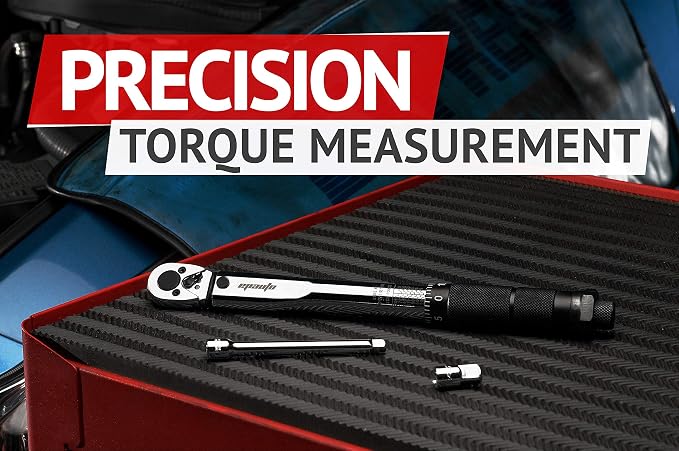 EPAuto 1/4-Inch Drive Click Torque Wrench, 20-200 In.-lb./ 2.26~22.6 Nm | 1/4-Inch (20-200 in.-lb. / 2.26 ~ 22.6 Nm)