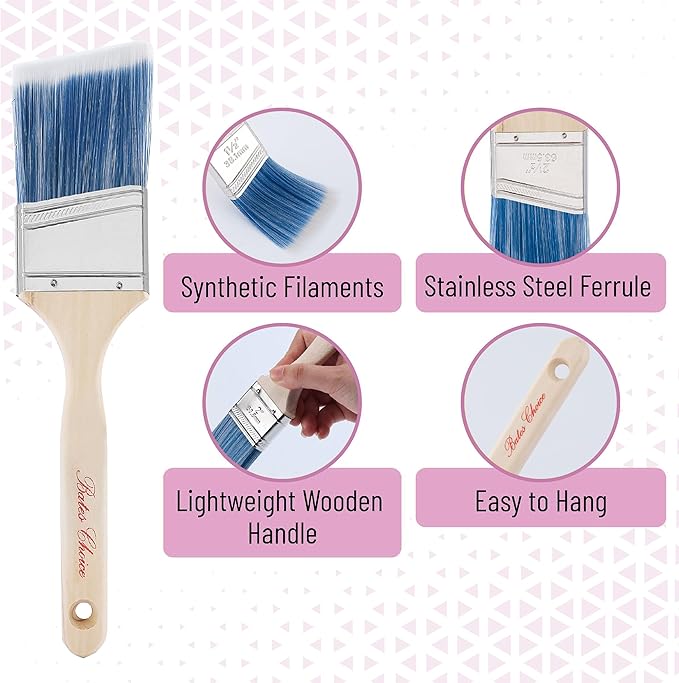 Bates- 9 Inch Paint Roller Kit, 17 pcs, Plastic Paint Tray, Clear Disposable Tray Liners, 4" & 9" Roller Frame, Roller Covers 4" & 9", Angle Brush, Plastic Scrappers, Can Opener and Stirring Rod