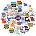 BulbaCraft Missouri Sticker for Water Bottle and Laptop - State Souvenirs, Decorations & Gifts, Waterproof Vinyl Decals, Gifts for Women & Men