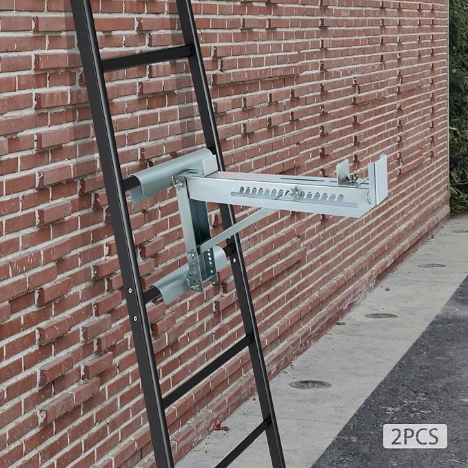 Ladder Jacks Bracket Extension, 2Pcs High Strength Ladder Jack, 661.39 Lbs Capacity Load Bearing Brackets for Scaffolding Extensions, Ladders, and Work Platforms