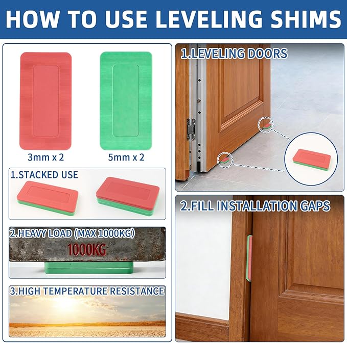 TamBee 6inch Hidden Door Hinges Invisible Hinges Concealed Hinges Zinc Alloy 180 Degree Swing Hinge 3 Way Adjustable Butt Hinge 6 x 2.5 x 1 inch Black (2 Pack)