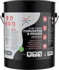2-in-1 Rust Converter & Metal Primer - Black, Water-Based, Low VOC, Rust Remover for Metal, Reformer & Encapsulator, Ideal for Automotive, Maritime, Car Restoration, Covers up to 1,000 Sqft. Per Gallon. Anti-Rust Inhibitor & Neutralizer with Protection...