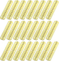 T Tulead Mini Box Hinges 180 Degree Golden Replacement Butt Folding Hinge 2.56"x0.59" Cabinet Closet Hinges 24PCS with Mounting Screws