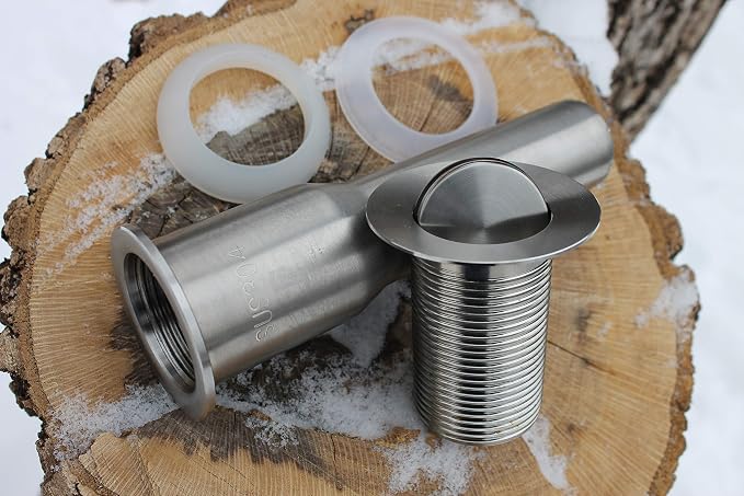 Stainless Steel Bathroom Sink Flip Drain Stopper Without Overflow DFY002