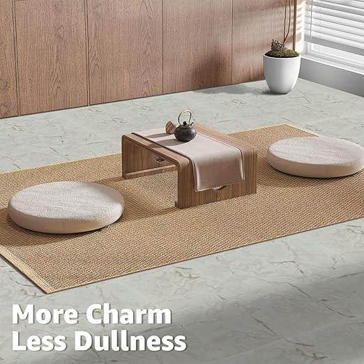 Art3d Peel and Stick Floor Tile, 30-Pack 12 x 12in. Covers 30 Sq.ft, Waterproof Vinyl Flooring Tiles Self Adhesive for Kitchen, Bathroom & Bedroom - White Grey Vein Marble