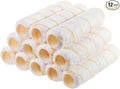 Bates- Paint Roller Covers, 9" x 3/8", 12 Pack, Yellow Stripes, Covers for Paint Rollers 9 Inch, 9 Inch Paint Roller Covers, Paint Roller Cover, Paint Roller Covers 9 Inch, Large Paint Roller Covers