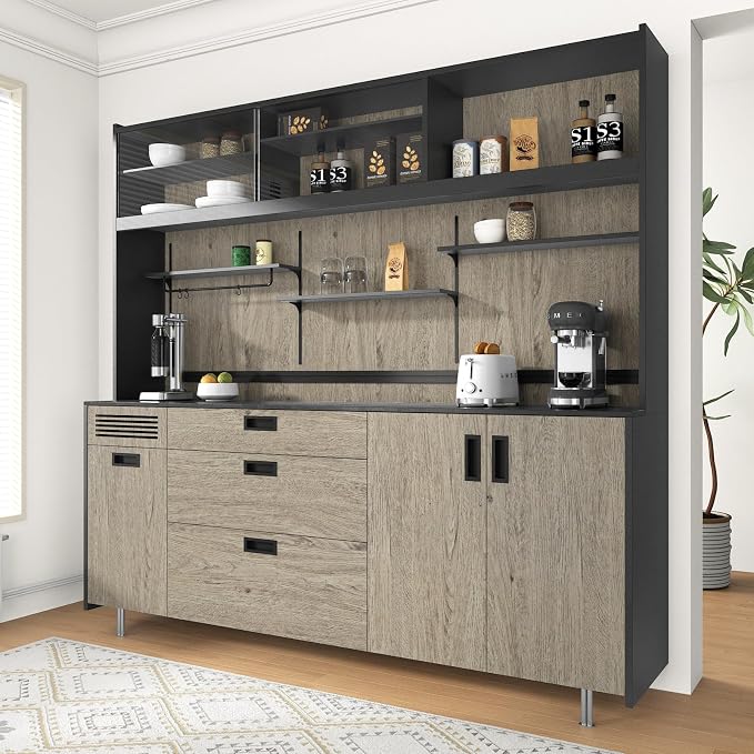 WESTICK Wood Grain Contact Paper Peel and Stick Countertops Waterproof Wood Look Wallpaper Stick and Peel Wood Contact Paper for Cabinets Kitchen Table Bedroom Dresser Desk 15.8" x 78"