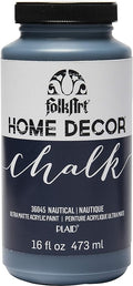 FolkArt 36045 Home Decor Chalk Acrylic Paint, 16 oz, 16 Ounce, Nautical 16 Fl Oz
